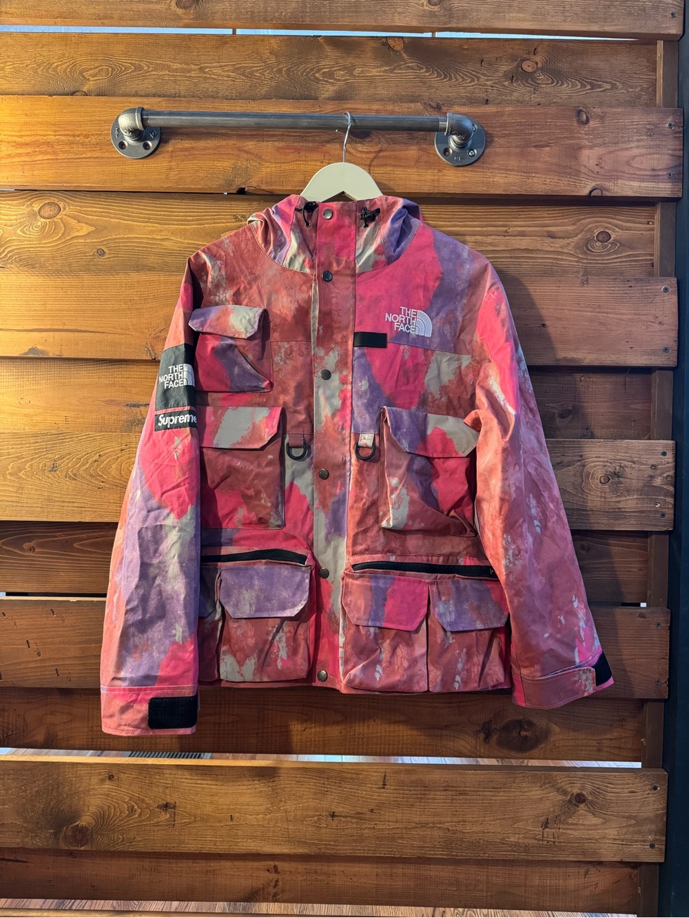 The North Face x Supreme Men’s Pink & Purple Cargo Jacket